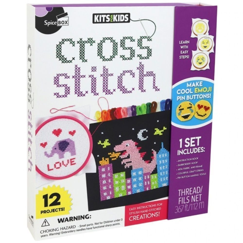 Spice Box Kits for Kids Cross Stitch New in Box